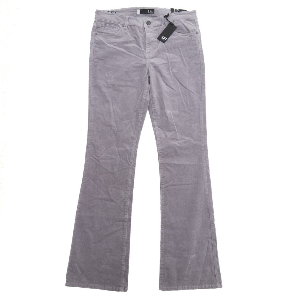 NWT KUT from the Kloth Women's Gray Corduroy pants